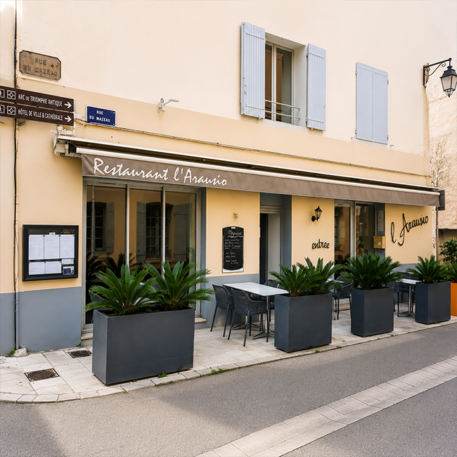 Façade Restaurant L'Arausio Orange