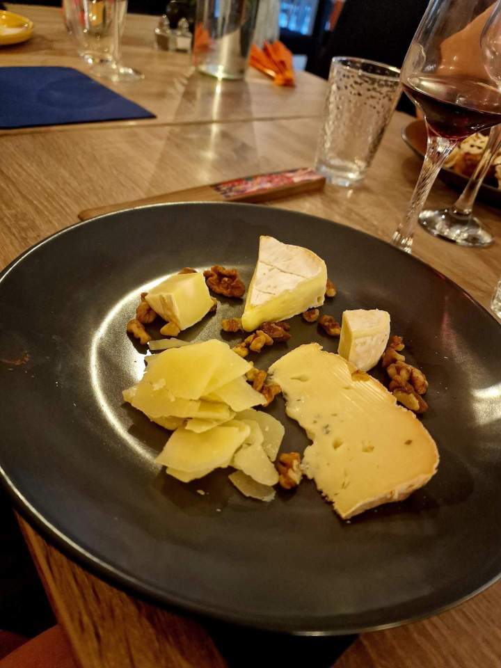 Assiette fromages Orange